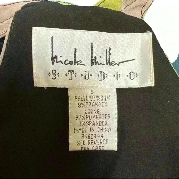 Nicole Miller Studio silk dress size S - Picture 7 of 8